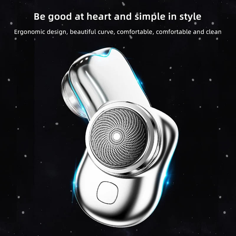 Mini Pocket Electric Shaver for Men | USB Rechargeable Portable Travel Razor