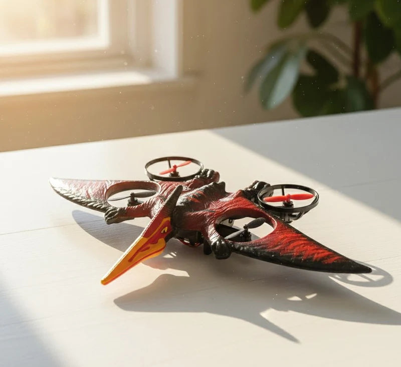 Pterosaur Warplane Flying Dino Drone | RC Dinosaur Flying Toy for Kids & Teens