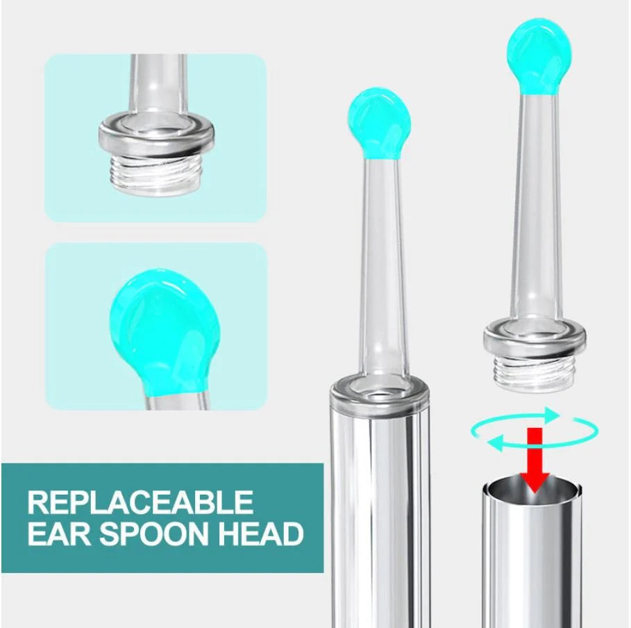 Earwax Removal Kit – Reusable Ear Cleaning Tool Set with Soft Silicone Tips