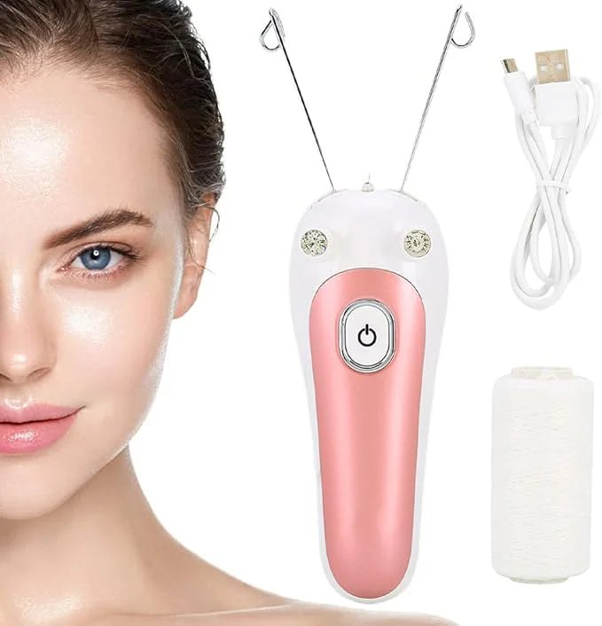 Electric Facial Threading Hair Remover for Women – Rechargeable Hair Removal Device