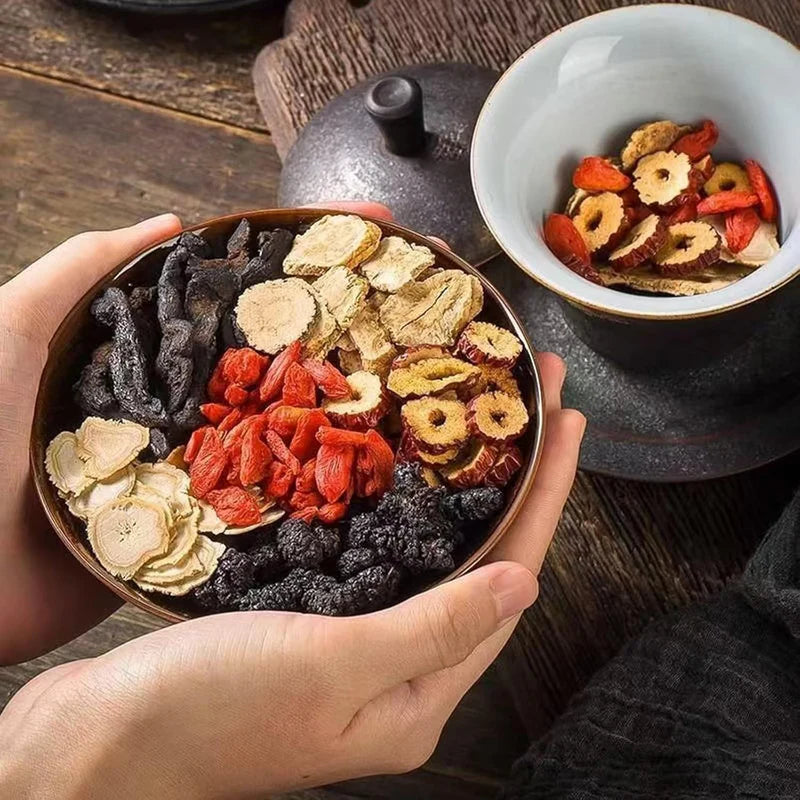 Premium Ginseng Five Treasure Tea – Herbal Wellness Blend