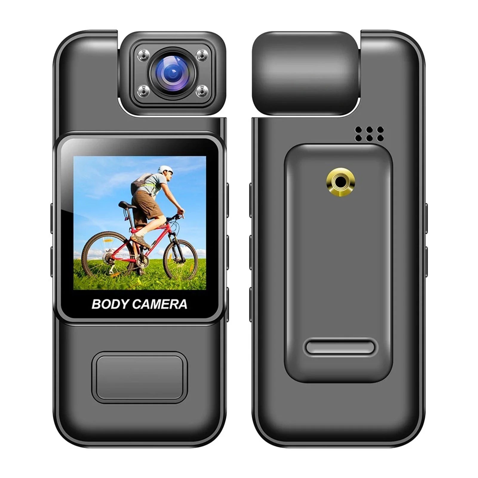 Portable Body Camera – HD Wearable Mini Video Recorder with Clip