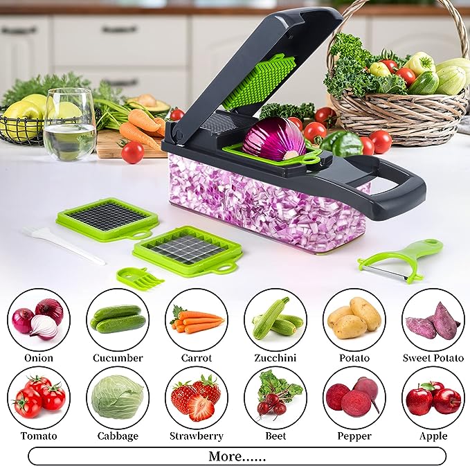 Multifunction Vegetable Cutter, Chopper & Slicer