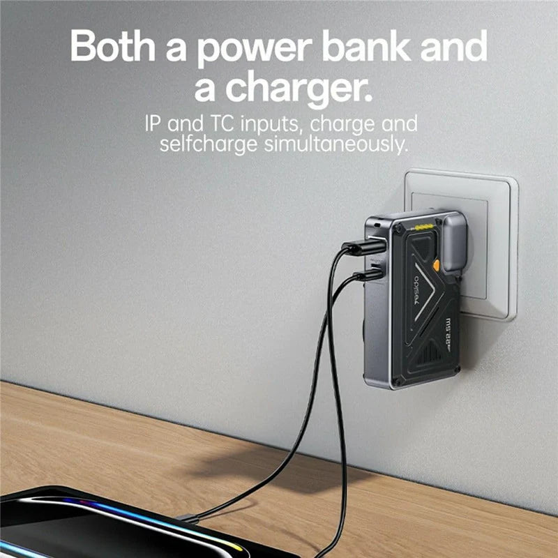 5-in-1 Wireless Magnetic Power Bank 10000mAh | Fast Charging