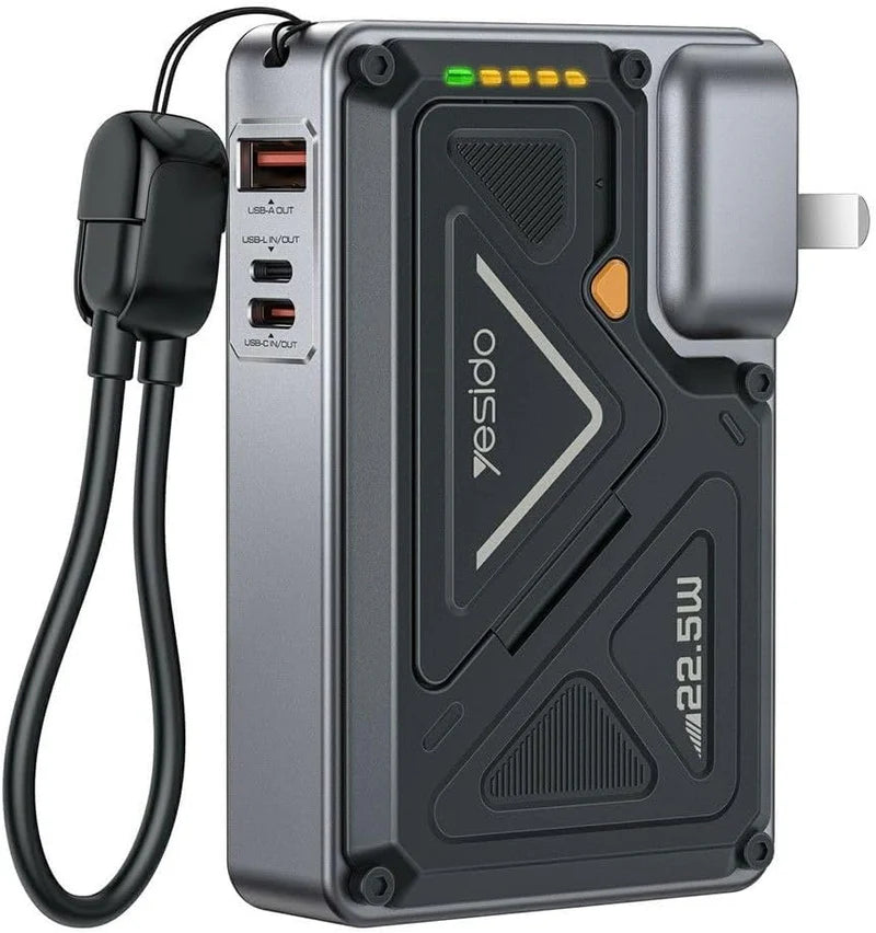 5-in-1 Wireless Magnetic Power Bank 10000mAh | Fast Charging