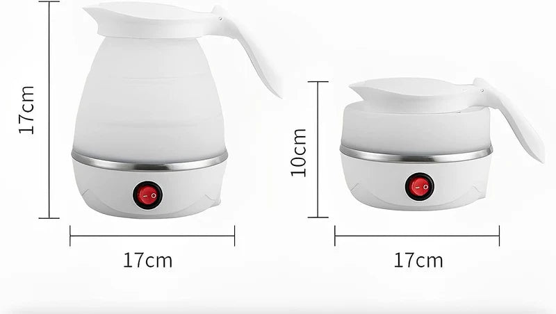 Portable Electric Travel Kettle | Mini Fast Boil Water Heater for Tea, Coffee & Travel