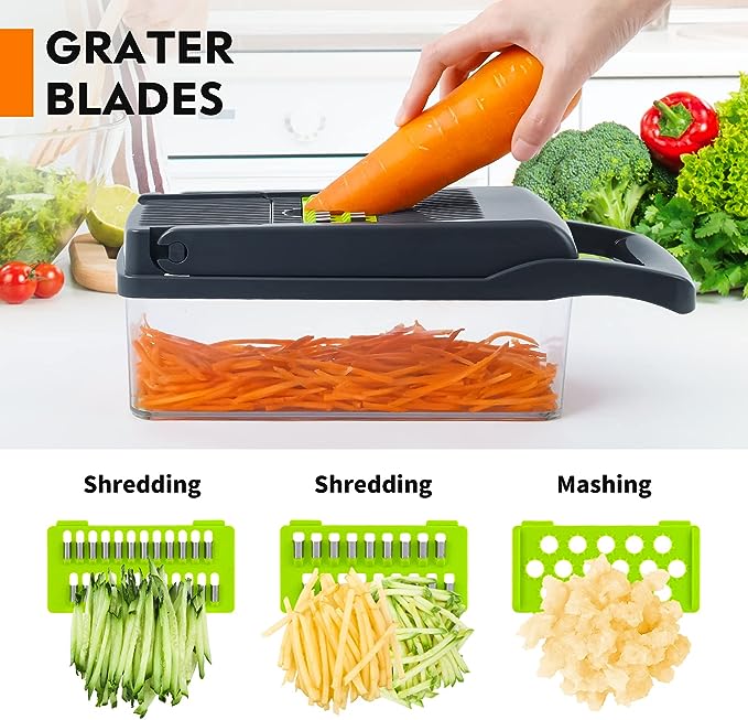 Multifunction Vegetable Cutter, Chopper & Slicer