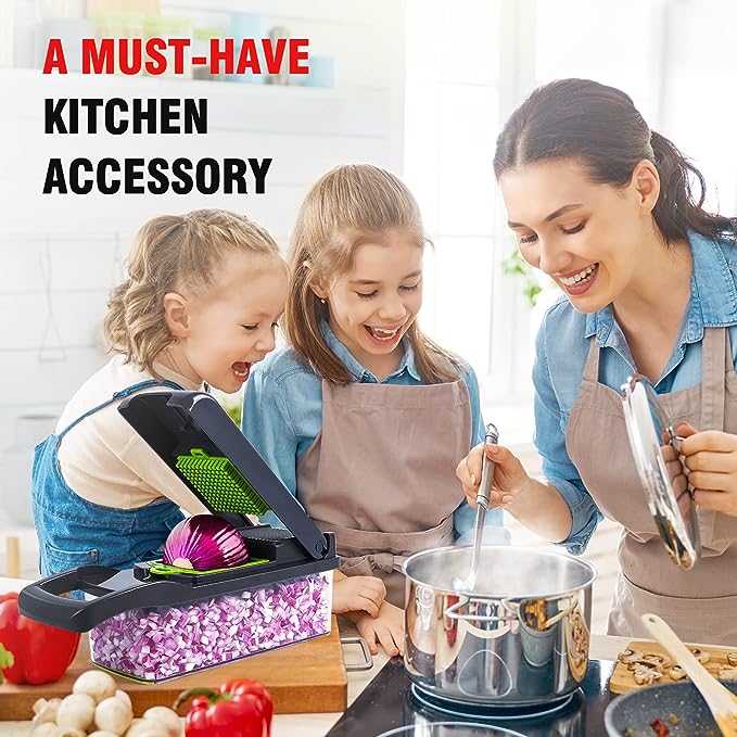 Multifunction Vegetable Cutter, Chopper & Slicer
