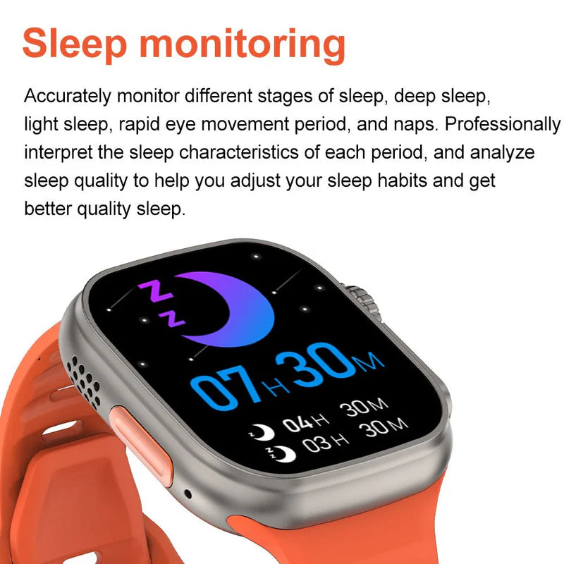 X8 Ultra Max Smart Watch | Bluetooth Calling | 2.2" HD Display | Wireless Charging | Android & iPhone